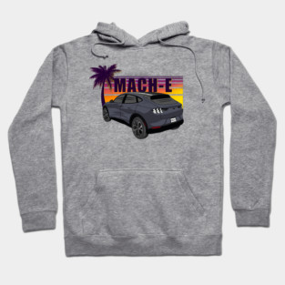 Sunset Mach-E in Carbonized Gray Hoodie
