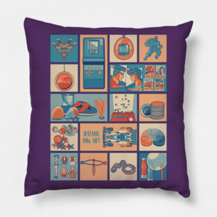 90s Playthings Pillow