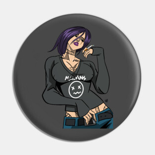 Ophelia The Wicked Tee Pin