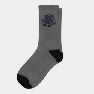 Black Panther - Purple Socks