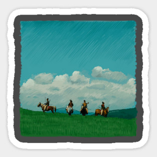 Akira Kurosawa - Ran Illustration Sticker