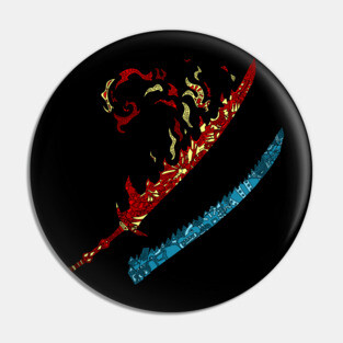 Long Sword Monster Hunter Pin