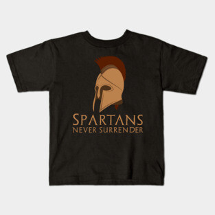 Spartans Never Surrender Kids T-Shirt