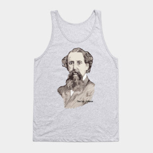 Charles Dickens - Victorian Novelist Tank Top