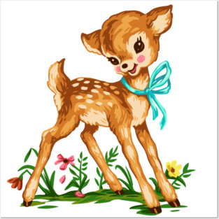 Cute Fawn Posters and Art