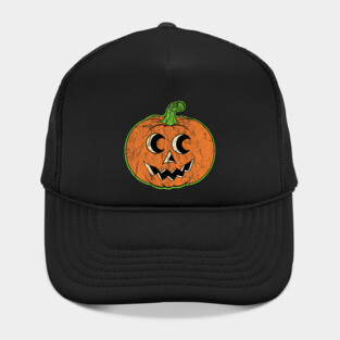 Vintage Halloween Pumpkin Hat