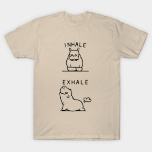 Inhale Exhale Baby Hippo T-Shirt