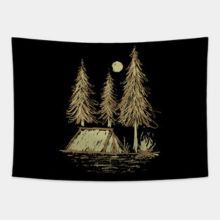Camping Tapestry