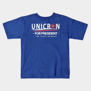 Unicron For President - The Caos Bringer Kids T-Shirt