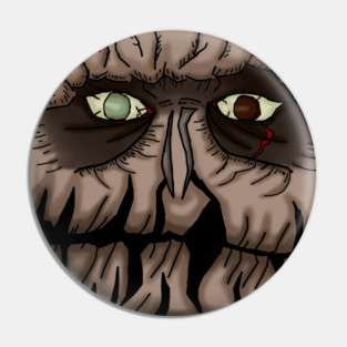 Cara zombificada Pin