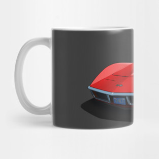 1970 Corvette Stingray in Monza Red Mug