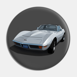 1970 Corvette Stingray in Cortez Silver Pin