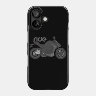 Ride z1000 black Phone Case
