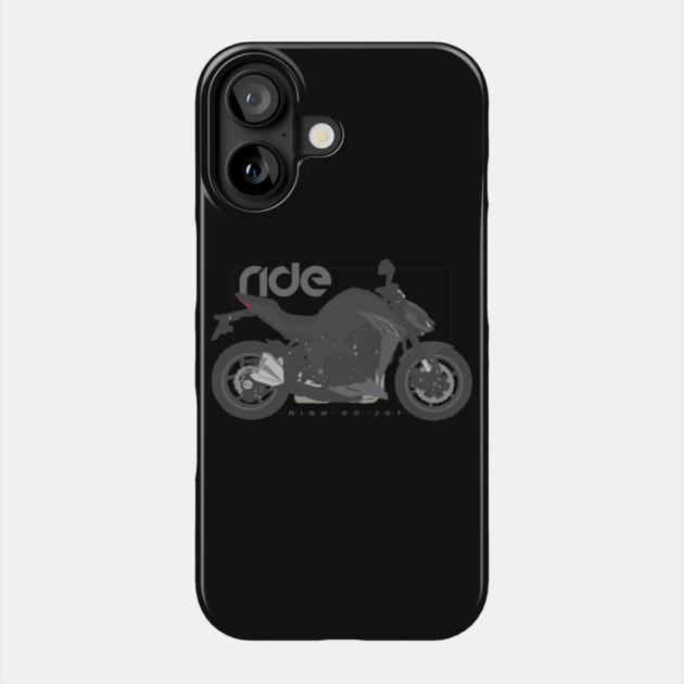 Ride z1000 black Phone Case by NighOnJoy