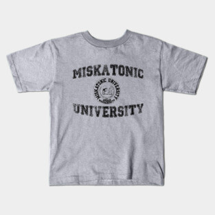 Miskatonic University (black version) Kids T-Shirt