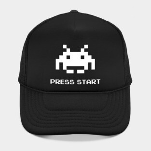 Press Start Space Invaders Hat