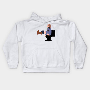 Harry on the Toilet Kids Hoodie