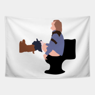 Harry on the Toilet Tapestry