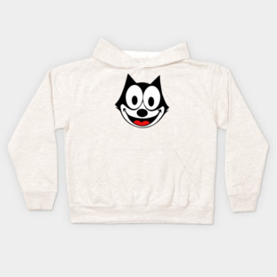 Felix the cat face Kids Hoodie