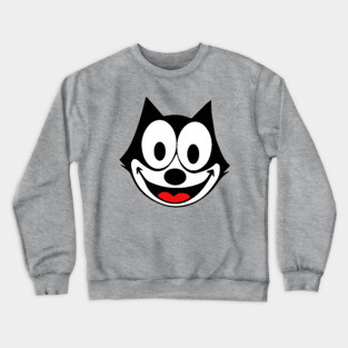 Felix the cat face Crewneck Sweatshirt