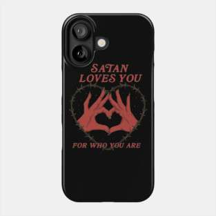 Satan Loves You - Double Sided Phone Case