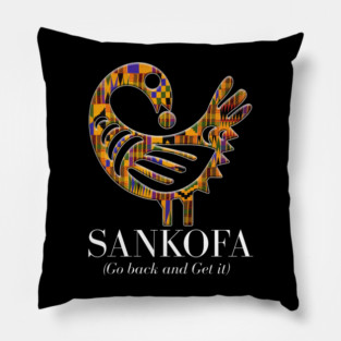 Sankofa (Go back and get it) Pillow