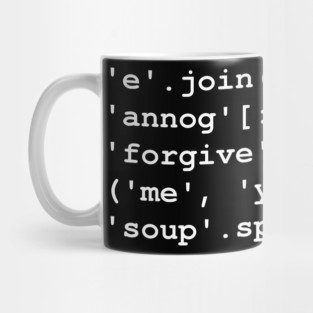 Rick Roll in Python Mug