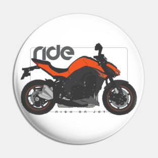 Ride z1000 orange Pin