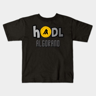 Funny Algorand HODL Crypto Currency design for ALGO coin Kids T-Shirt
