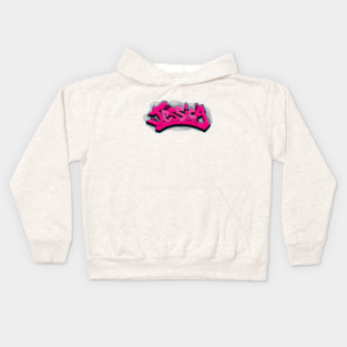 Jessica graffiti name Kids Hoodie