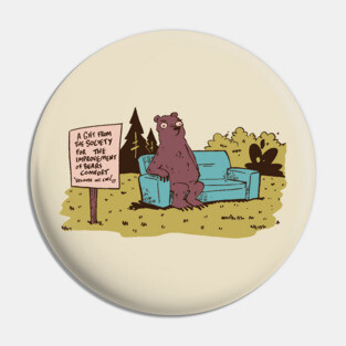 Comfortable Bears Pin