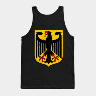 German Eagle // Vintage Distressed Style Tank Top