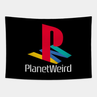 Planet Weird is now on Twitch! (white text) Tapestry