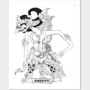Arjuna Java Traditional tshirt Posters and Art
