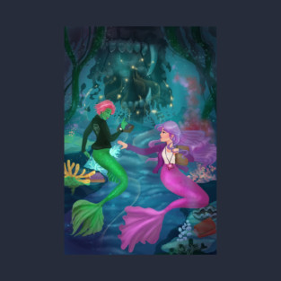 Mermaids at the Upgrade Cave T-Shirt