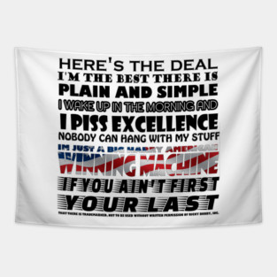 if you aint first , youre last Tapestry