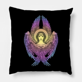 Seraphim Girl Pillow