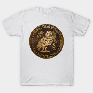 Athens Ancient Greece Athenian Owl Symbol of Goddess Athena T-Shirt