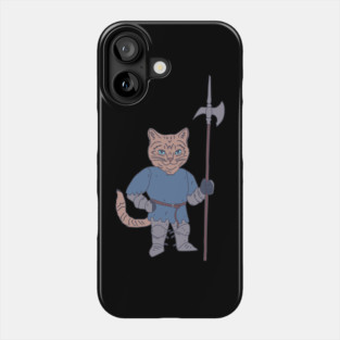Halberd - Cat Soldier - Knight Kitty Phone Case