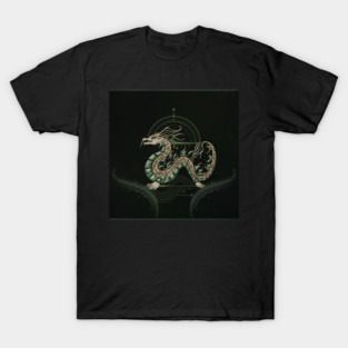 Wonderful elegant asian dragon T-Shirt