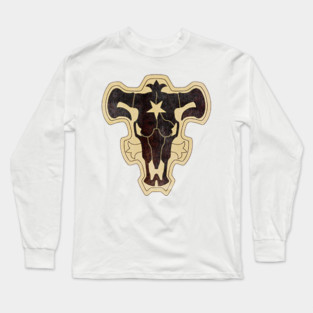 Vintage Black Bulls Long Sleeve T-Shirt