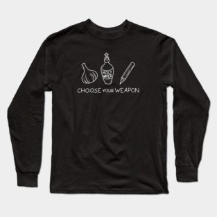 Vampire slayer - Choose your weapon Long Sleeve T-Shirt