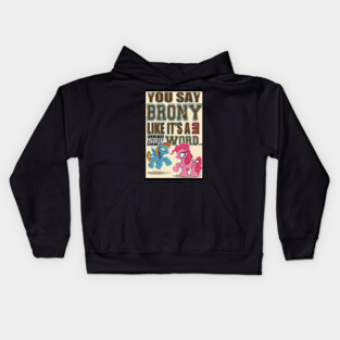 Brony Pony Kids Hoodie