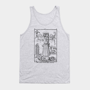 Vintage Occult Alchemy Esoteric Symbolism Tank Top