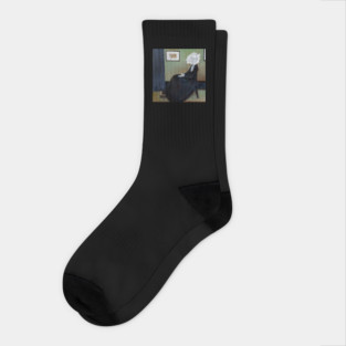 Whistler's Mother (Beaned) Socks