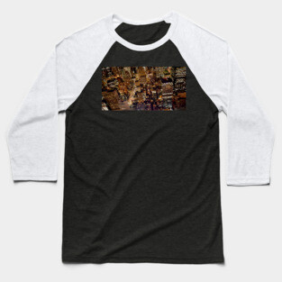manhattan night Baseball T-Shirt