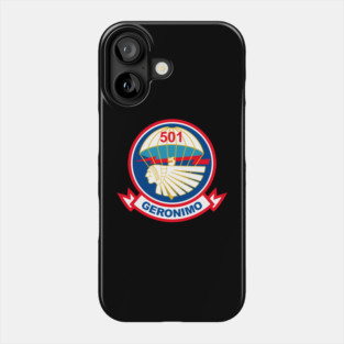 Mod.1 Geronimo 501st Airborne Parachute Infantry Phone Case