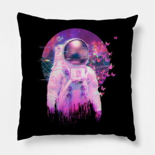 Astronaut Astro Plane Space Design Pillow