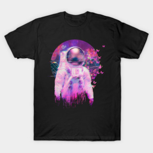 Astronaut Astro Plane Space Design T-Shirt