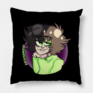 KittenSneeze Toon Logo Pillow